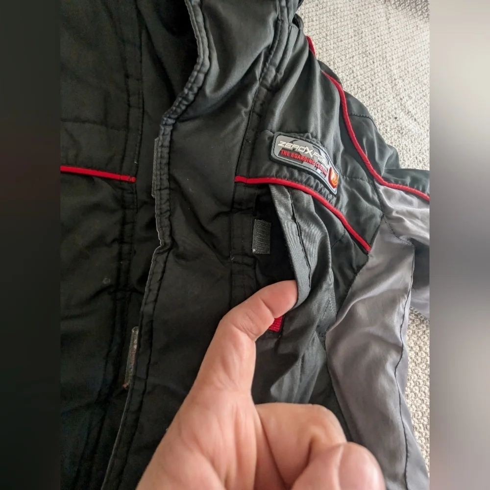 ZeroXposur Black and Gray Kids Puffer Jacket